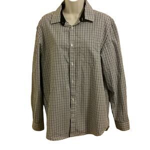 Calvin Klein Checked Cotton Shirt. M